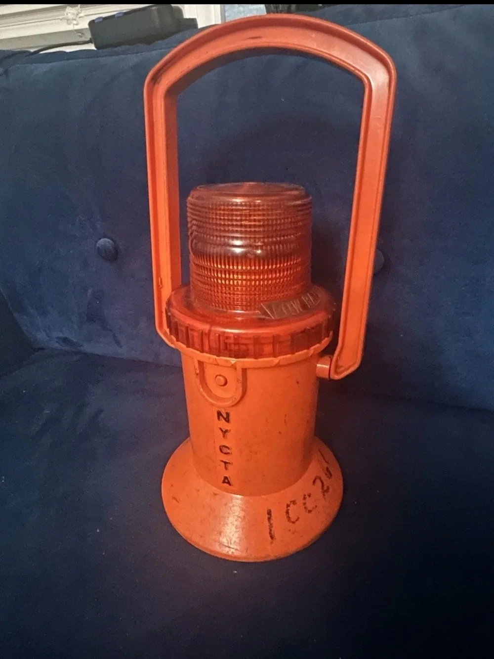 Vintage NYCTA New York Highway FLASHERS Auto Road Safety Yellow Amber Light